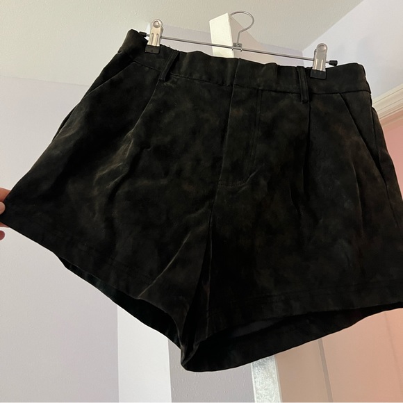 NWT Free People Vegan Suede Shorts - Picture 2 of 4